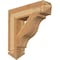 Ekena Millwork Funston Arts & Crafts Rough Sawn Bracket, Western Red Cedar, 6"W x 26"D x 26"H BKT06X26X26FST03RWR - alternate 1